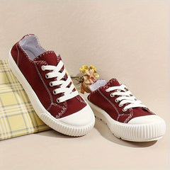 Women's Round Toe Flat Skate Shoes