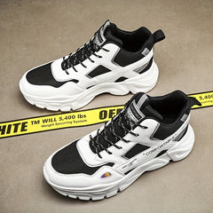 Men's Breathable Chunky Sneakers Elevator Shoes Footwear