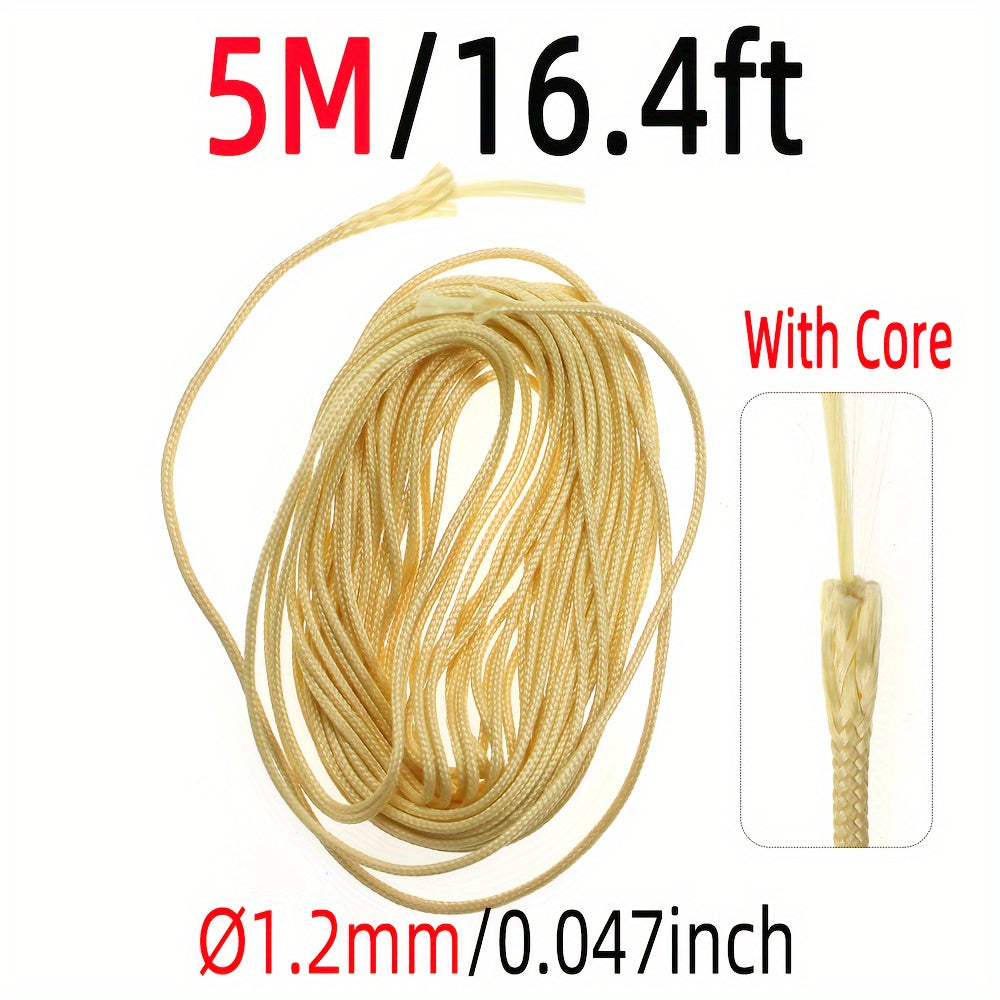 Aramid Fiber Braided Assist Fishing Line 8-16 Strands