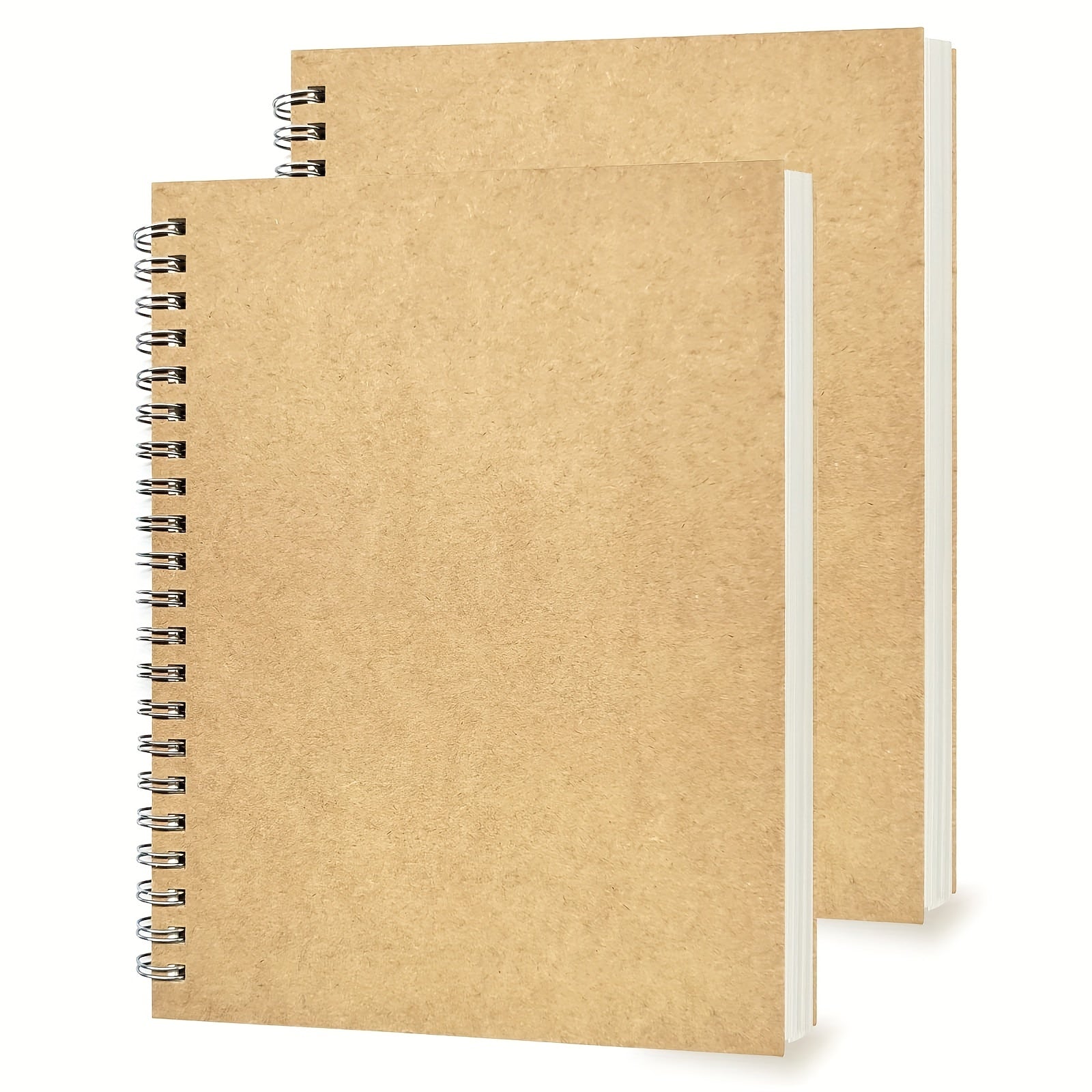 College Notebook Soft Yellow Cover Spiral Notebook Memo Notepad Sketchbook