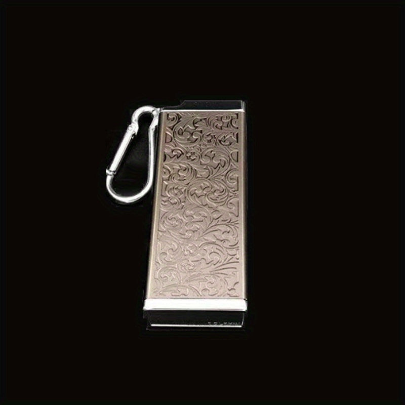 Portable Cigarette Case Thin Metal Small Tobacco Alloy Anti-Pressure Square