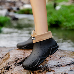 Women's Winter Short Boots Warm Rain Shoes