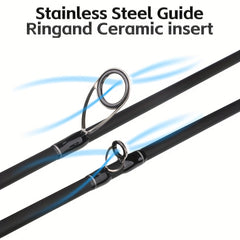 Portable Ultralight Carbon Fishing Rod 4-section 70 87inch 82 68inch