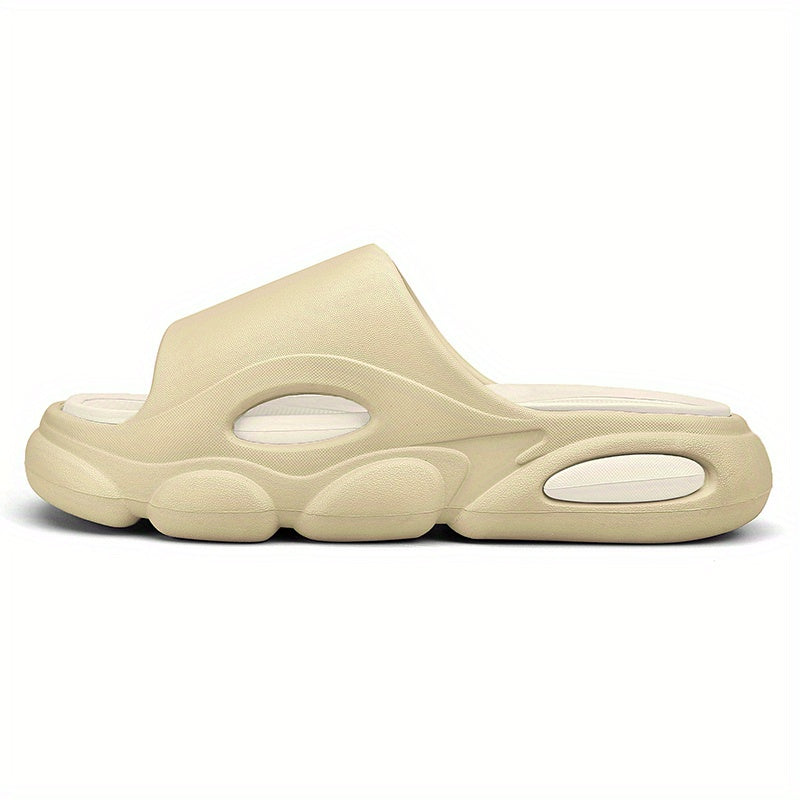 Men's Non Slip Platform Slides Comfortable Cloud Slides For Indoor Outdoor