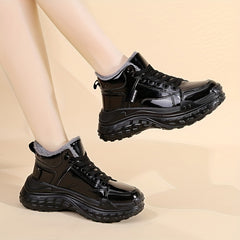 Women's Thick Sole Snow Boots Non Slip Winter Warm Short Boots