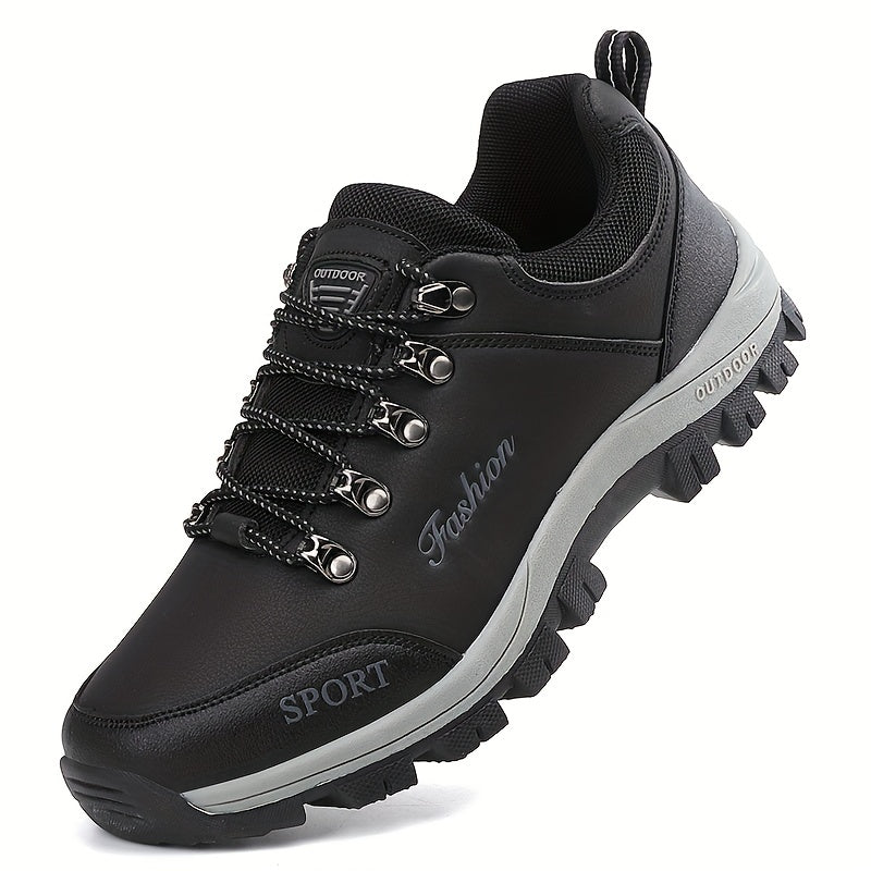 Men's Lace Up Hiking Shoes Breathable Anti-Skid Durable for Camping