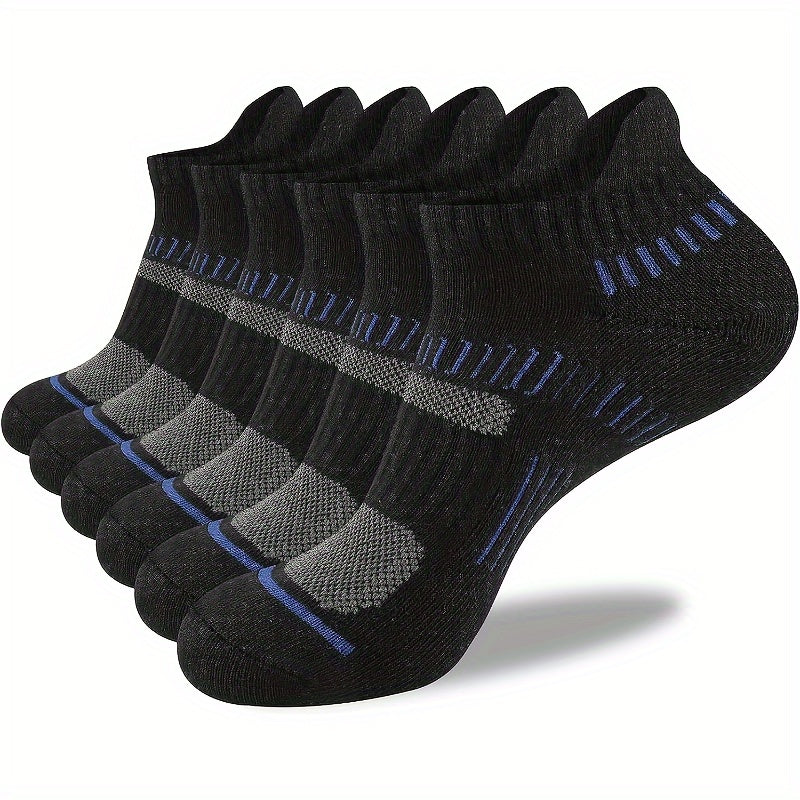 Outdoor Moisture Wicking Mid Calf Socks 8 Pairs