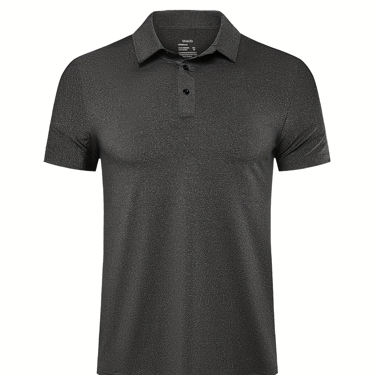 Men's Solid Quick drying Moisture Wicking Short Sleeve Shirt