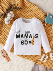 MAMA'S BOY Boys Sweatshirt for Spring Fall