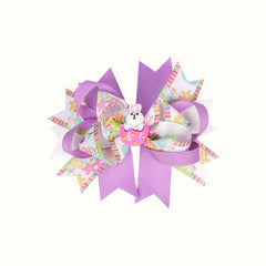 Animal Print Bow Hair Clip & Hair Accessories