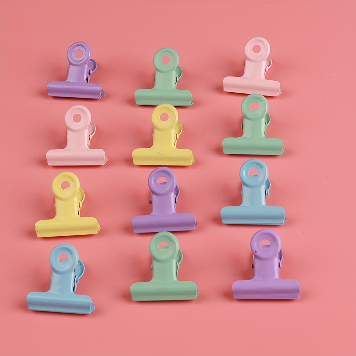2pcs Candy Metal Small Clip Macaroon Small Book Clip