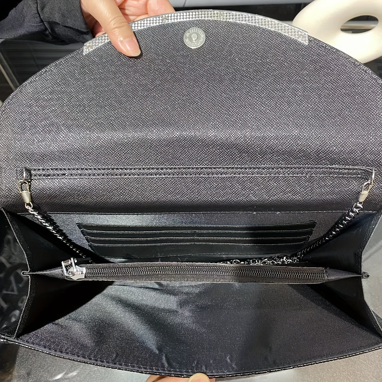 Crocodile Pattern Chain Bag Shoulder And Crossbody Style