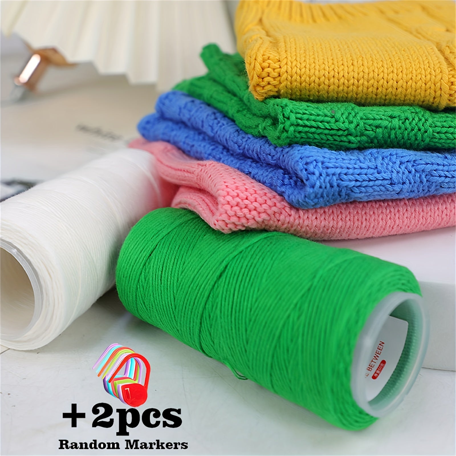2pcs 100 Cotton Yarn DIY Fine Combed Solid Hand Crochet Pure Cotton Yarn
