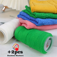 2pcs 100 Cotton Yarn DIY Fine Combed Solid Hand Crochet Pure Cotton Yarn