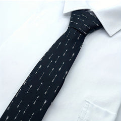 1pc Men's Arrow Print Necktie Business Necktie