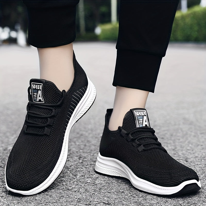 Men's Breathable Sneakers Athletic Shoes for Running Basketball Gym