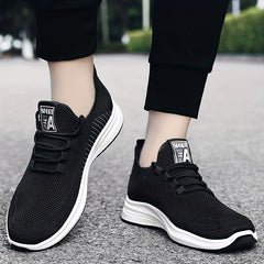 Men's Breathable Sneakers Athletic Shoes for Running Basketball Gym