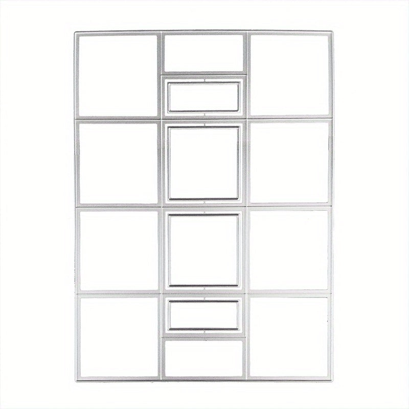 Metal Rectangular Cutting Dies Embossing Stencils Template For DIY Craft