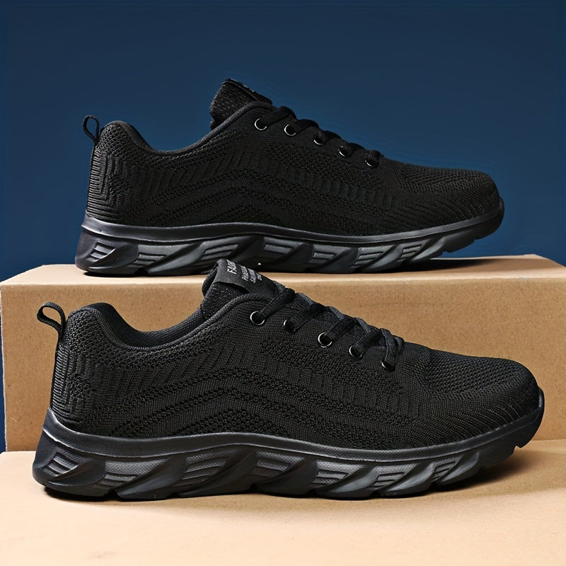 Men's Lightweight Knitted Casual Shoes Breathable Non Slip Sneakers