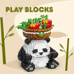 Chinese Style Panda Building Blocks Toy Set