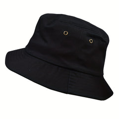 Unisex Cotton Bucket Hat Lightweight Sunshade Cap