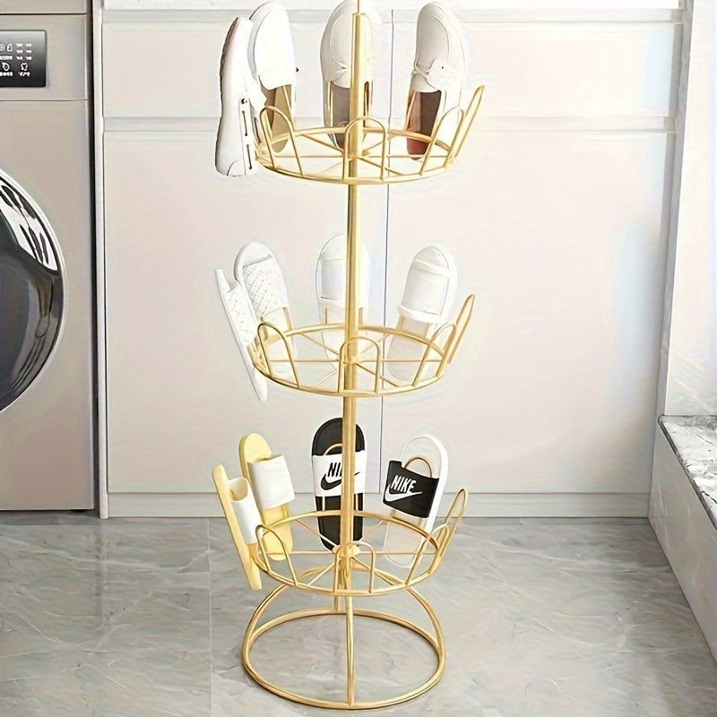 Rotating Shoe Drying Rack for Balcony Sunbathing