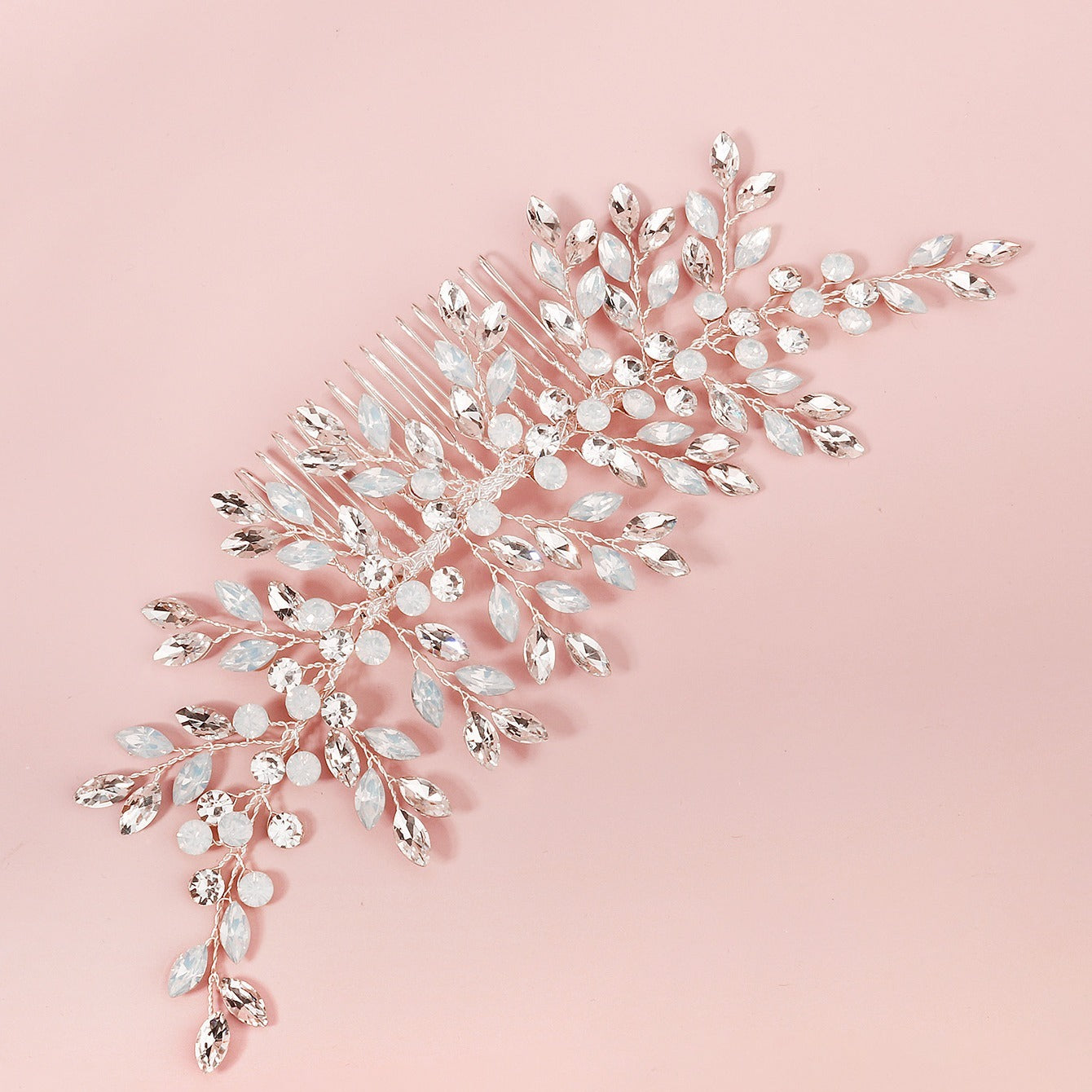 Pearl Bridal Comb Floral Wedding Comb Bridal Hair Comb Wedding Hair Accessory