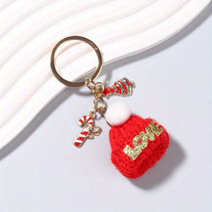 Candy Christmas Tree Cap Key Rings For Girls Keychain
