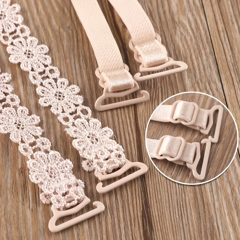 Flower Lace Bra Straps Comfortable Invisible Strap Women's Lingerie