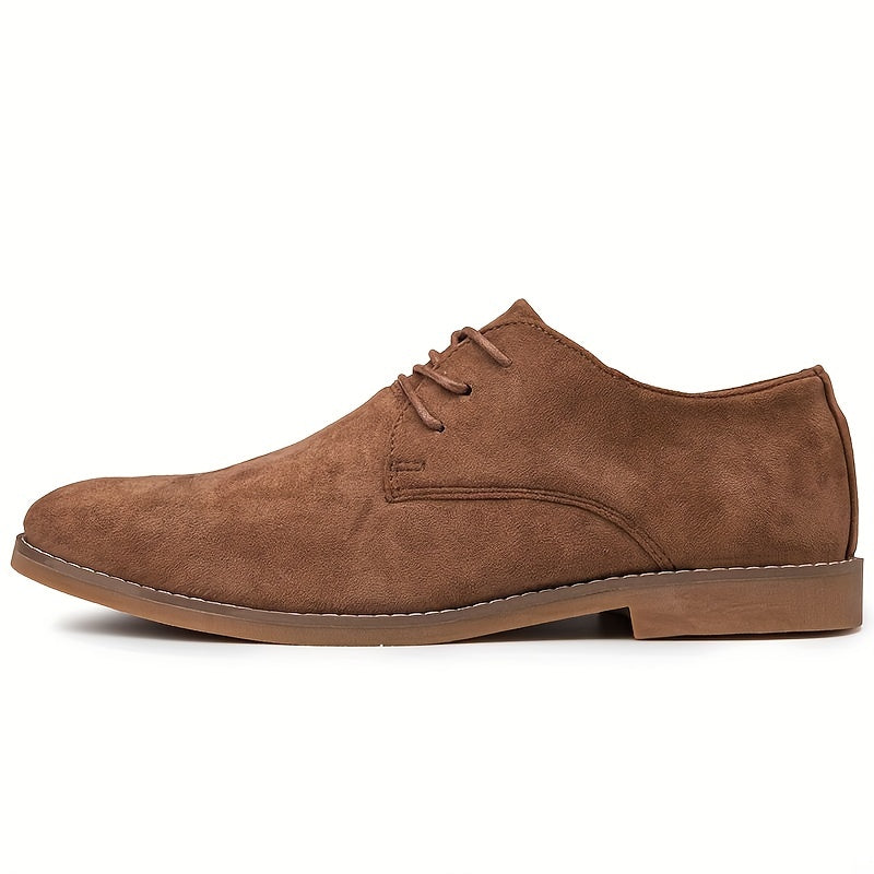 Men's Lace Up Derby Shoes Retro Style for Wedding Party Business