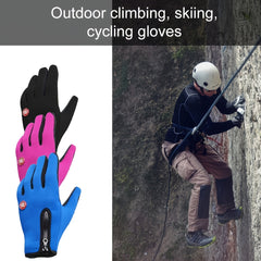 Warm Fleece Cycling Gloves Touch Screen Outdoor Activities