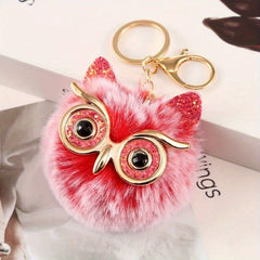 Cute Owl Keychain for Women Bags Car Keys Girls Handbag Backpack Pendant
