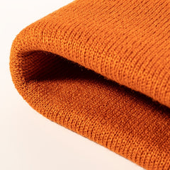 Street Knitted Hat Couple Models Warm Solid Outdoor Beanie
