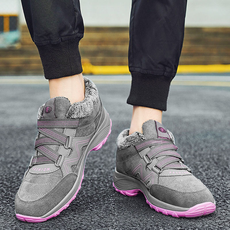 Men's Warm Outdoor Platform Shoes for Winter