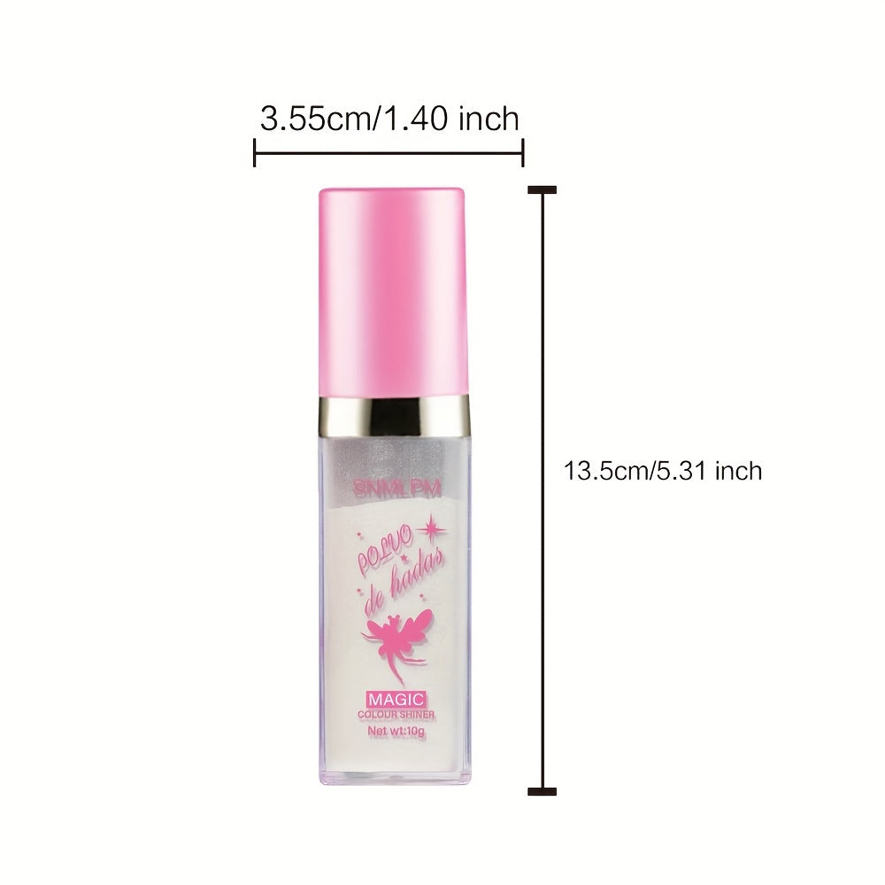 Fairy Dust Highlighter Powder Stick Glitter Puff Makeup Brightens