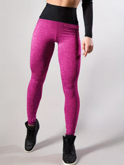 Two Tone High Waist Yoga Legging Tummy Control Quick drying Workout Pants