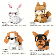 Mini Animal Building Blocks - Compatible with Multiple Scenes