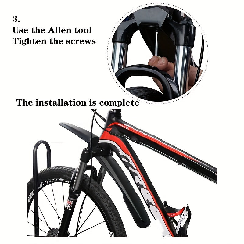 Detachable Bicycle Mudguard for Mountain Bike Enhance Riding Experience