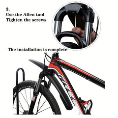 Detachable Bicycle Mudguard for Mountain Bike Enhance Riding Experience