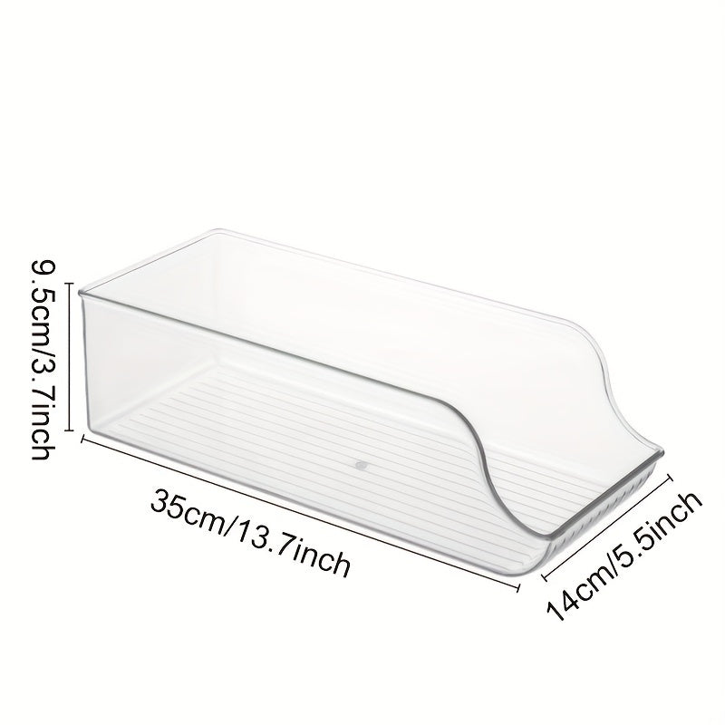 Refrigerator Organizer Bins Can Filling Sorting Double Layer Storage Rack