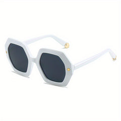 Large Geometric Frame Sunglasses For Women Men UV400