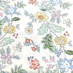 8pcs Cotton Twill Floral Bedding Fabric Spring Summer Print DIY Cloth