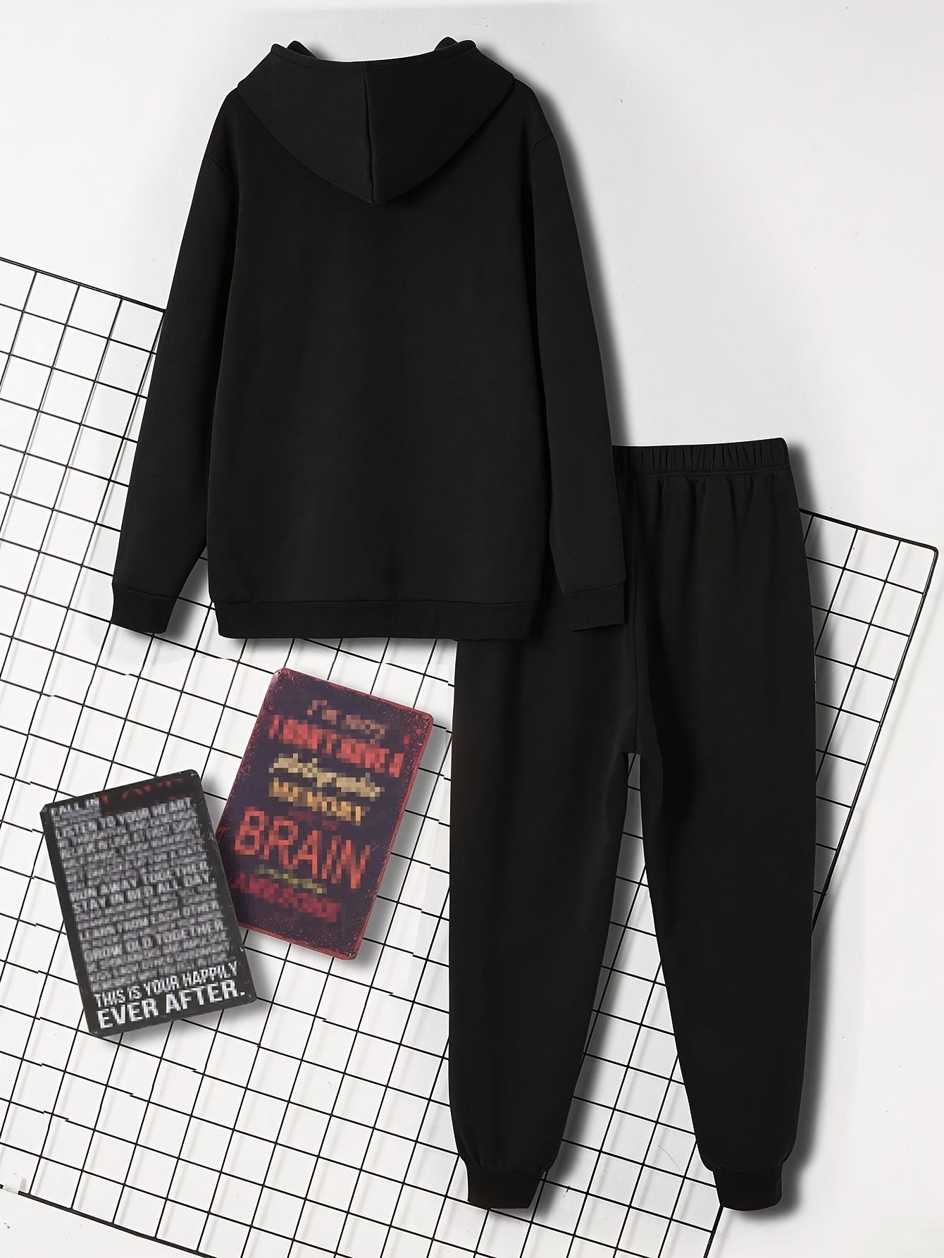 Toddler Girl's 2pcs Hoodie & Sweatpants Set Letter Print Kid's Outfit