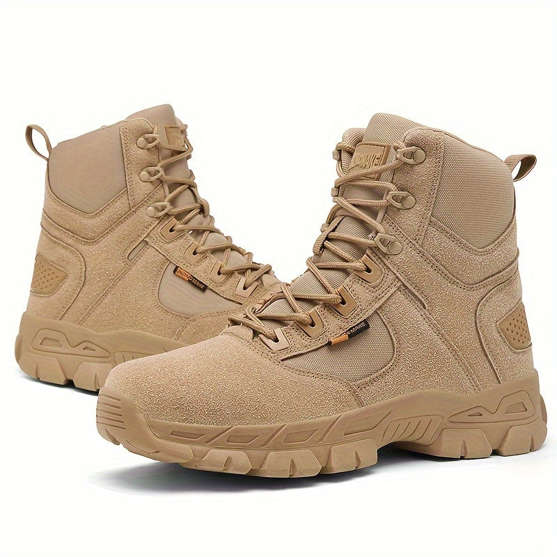 Men's High Top Hiking Boots Non Slip Lace Up Durable Shoes