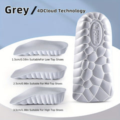 Invisible Height Increase Insoles Arch Support Breathable Insoles