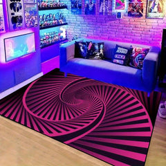 3D Crystal Velvet Carpet Mat, Game Rooms Living Room Carpet Home