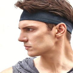 Fitness Sweat Absorption Headband Elastic Sports Headband Yoga Running Hairband