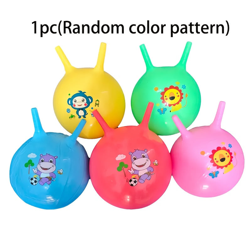 Kids' Bouncing Ball with Handle for Indoor & Outdoor Play