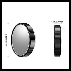 2Pcs Blind Spot Car Mirrors 2 Inch HD Glass Convex 360 Wide Angle Mirror
