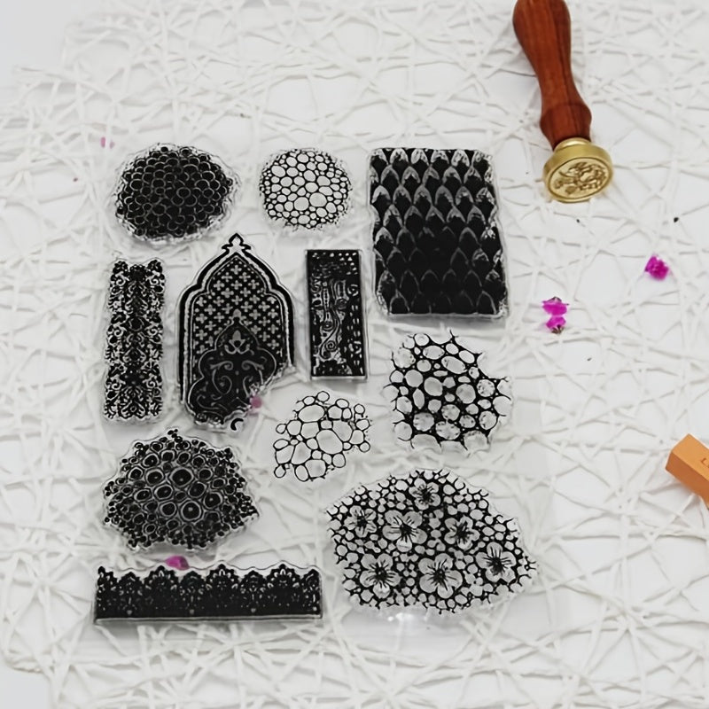 Transparent Silicone Stamp for Elegant Crafts
